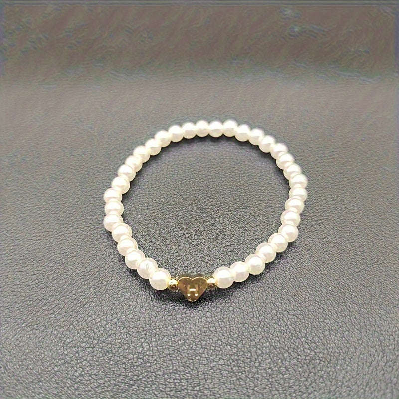 Pulseira Coração com Inicial