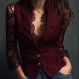 Vitória | Blazer com Mangas Semitransparentes