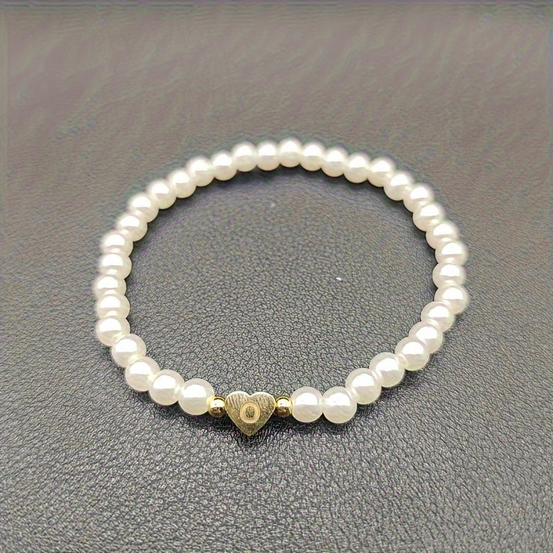 Pulseira Coração com Inicial
