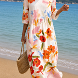Vera™ | Vestido Midi Estampado