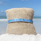 Pulseira Opala Azul Prateada