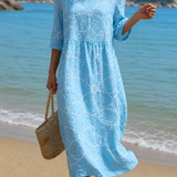 Elvira™ | Vestido Midi Estampado