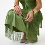 Milena | Vestido Midi de Manga Comprida