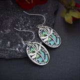 Boucles d'oreilles Libellule en coquillage d'Ormeau – Symbole de renouveau et de grâce