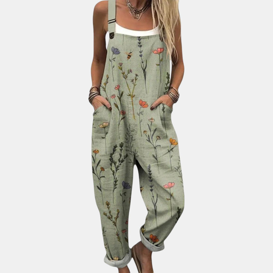 Ana - Macacão Estampado Confortável