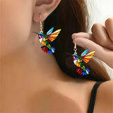 Parure Colibri Élise – Collier et boucles d’oreilles