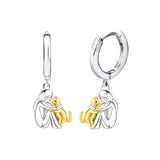 Collier Pendentif Câlin de Chat avec Boucles d'Oreilles Assorties en Cadeau – Offre à Durée Limitée