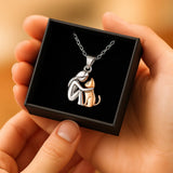 Collier pendentif Câlin de chat