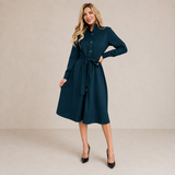 Lisa | Vestido Midi com Cinto Fino