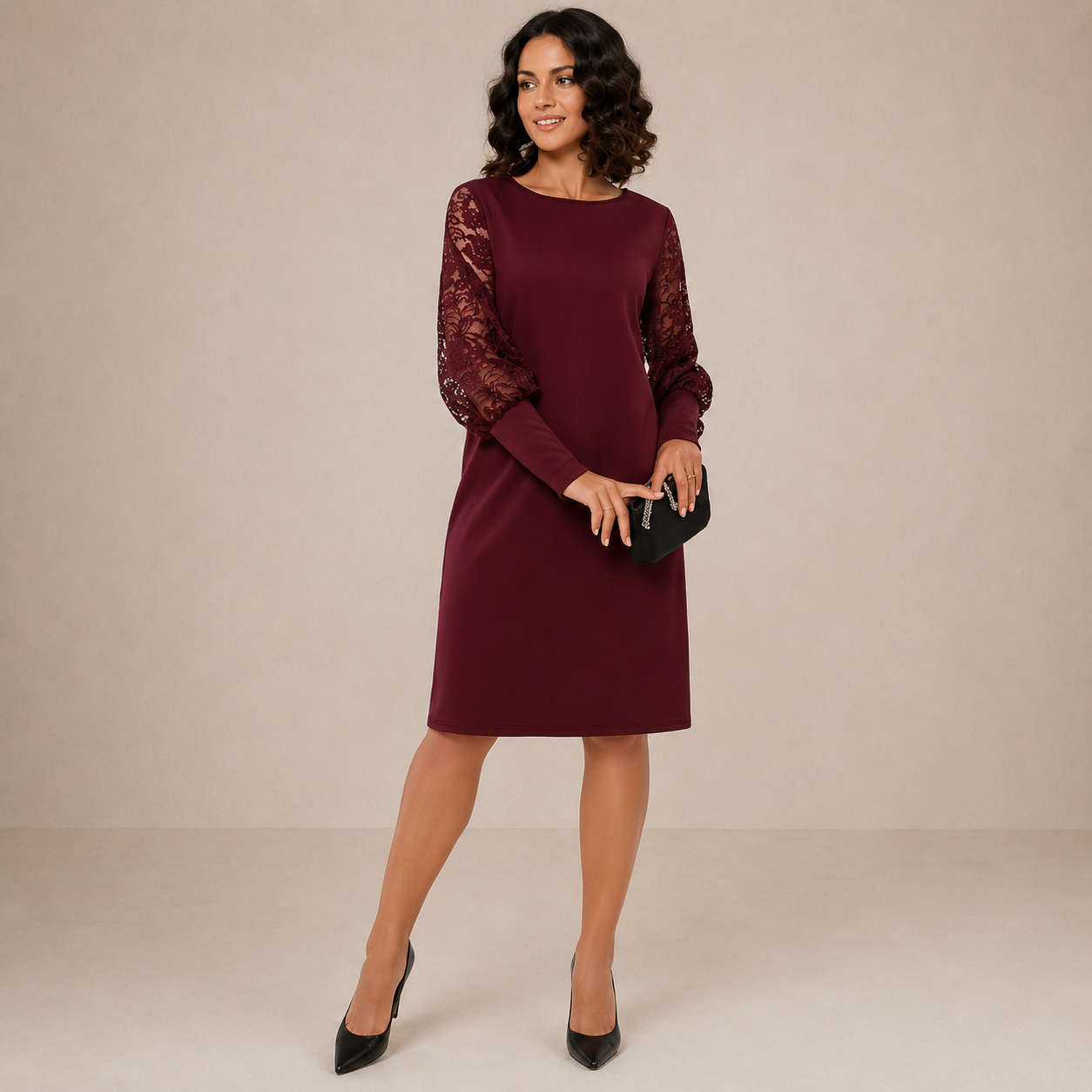 Eliana | Vestido Midi Elegante e Descontraído