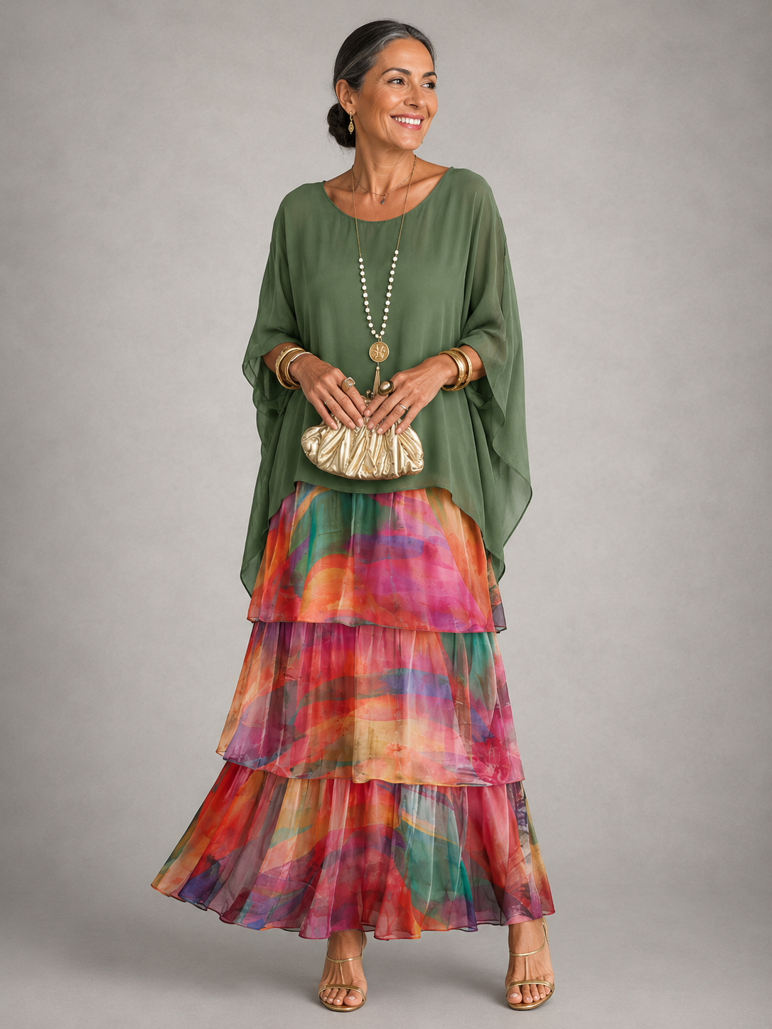 Zoé | Vestido Maxi Floral Elegante