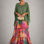 Zoé | Vestido Maxi Floral Elegante