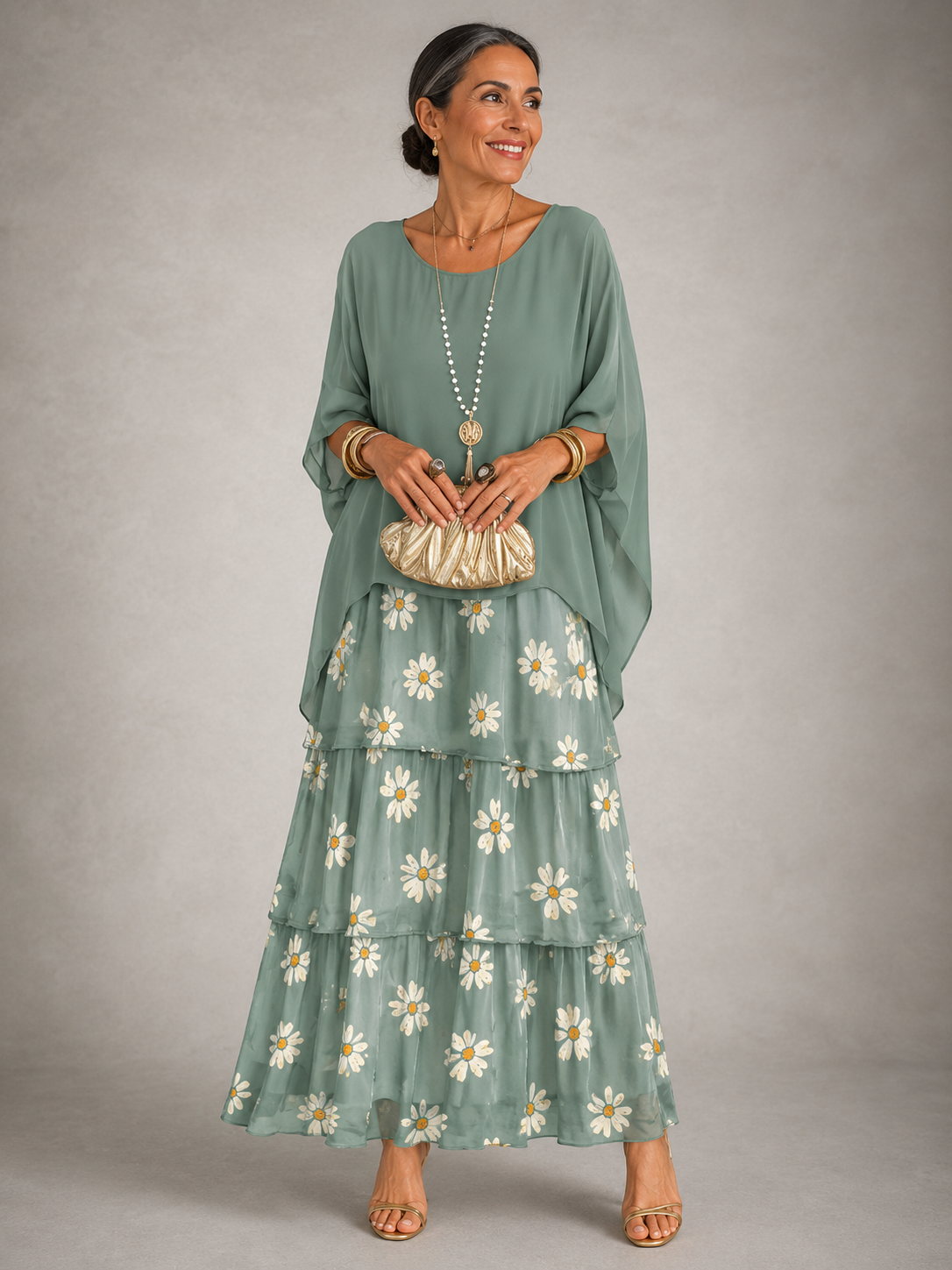Zoé | Vestido Maxi Floral Elegante