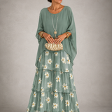 Zoé | Vestido Maxi Floral Elegante