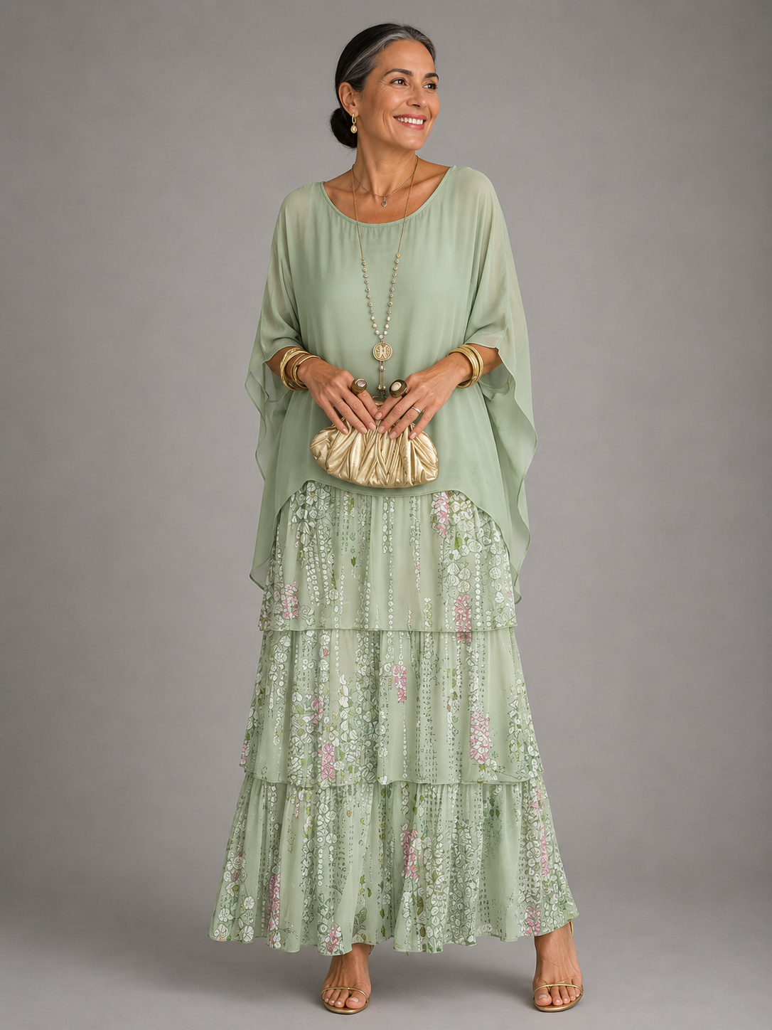 Zoé | Vestido Maxi Floral Elegante