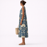 Matilde™ | Vestido Midi Florido Clássico