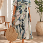 Ester | Vestido Midi em Chiffon