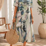 Ester | Vestido Midi em Chiffon