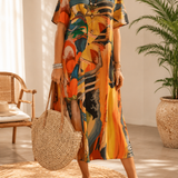 Ester | Vestido Midi em Chiffon
