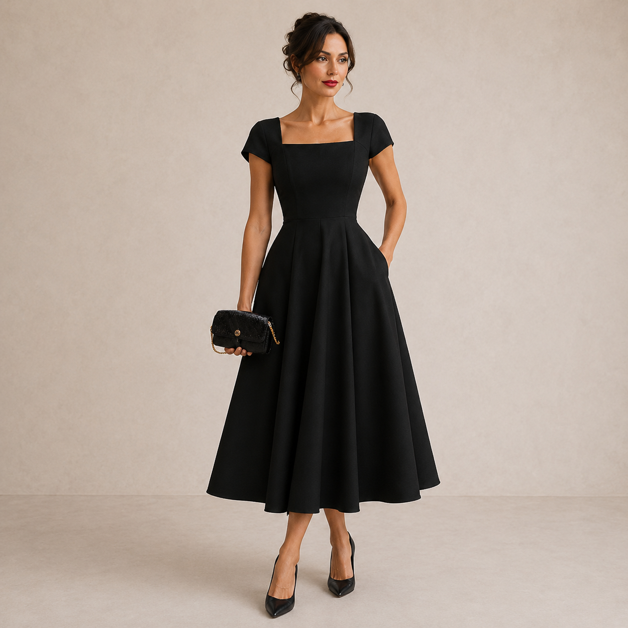 Fábia | Vestido Midi Floral