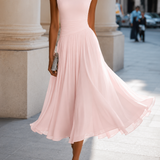 Amanda | Vestido Midi Plissado