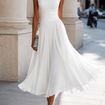 Amanda | Vestido Midi Plissado