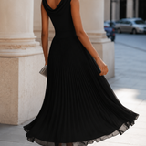 Amanda | Vestido Midi Plissado