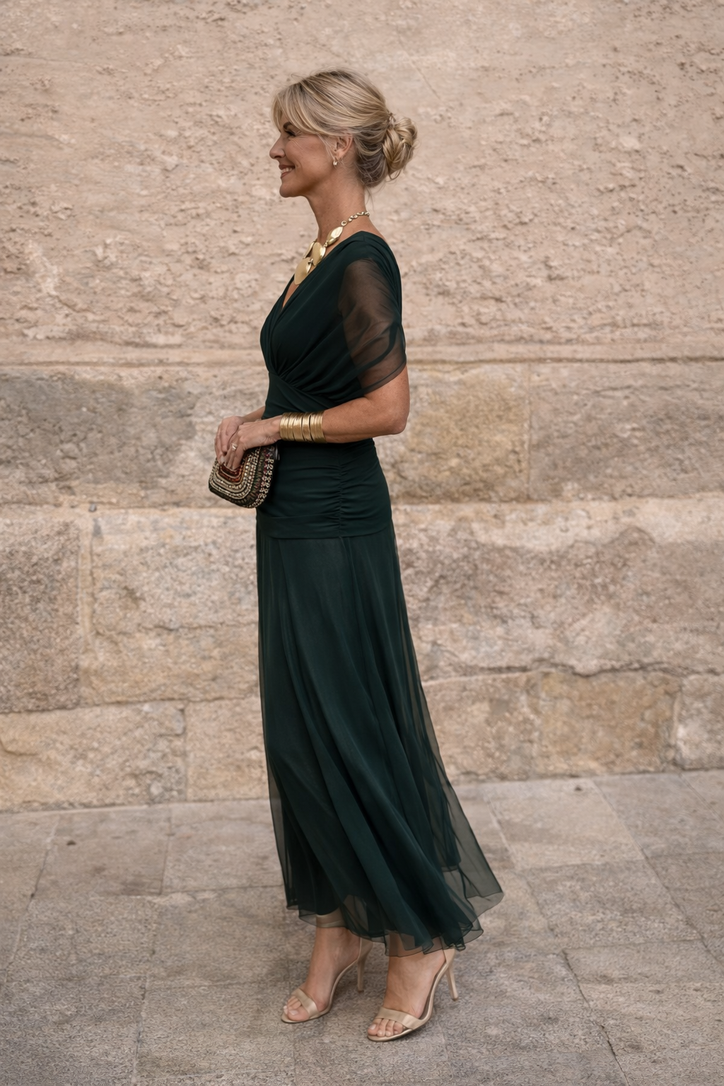 Ângela | Vestido Romântico Fluido