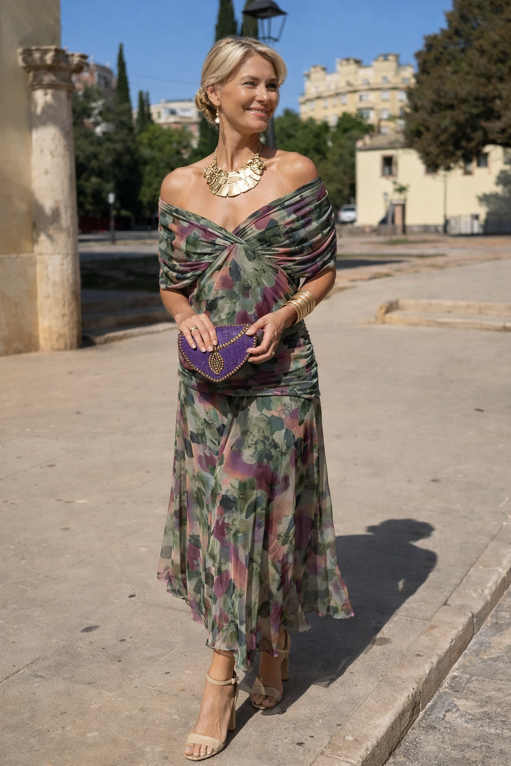 Ângela | Vestido Romântico Fluido