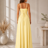 Neuza | Vestido Maxi com Decote Drapeado
