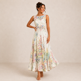 Isadora | Vestido Midi com Detalhe em Renda