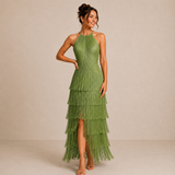 Milena | Vestido Midi de Manga Comprida