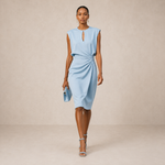 Andreia | Vestido Midi Drapeado