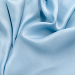 Liana | Vestido Maxi Fluido Azul com Decote Halter