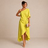 Sabina | Vestido Midi com Decote Quadrado