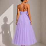 Gina | Vestido Midi com Cintura Marcada