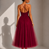 Gina | Vestido Midi com Cintura Marcada