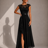 Alícia | Vestido Maxi com Corpete em Renda