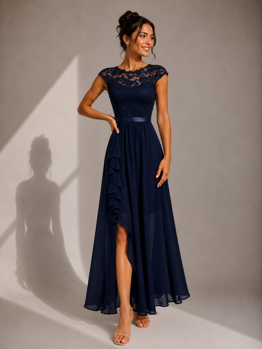 Alícia | Vestido Maxi com Corpete em Renda