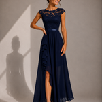 Alícia | Vestido Maxi com Corpete em Renda