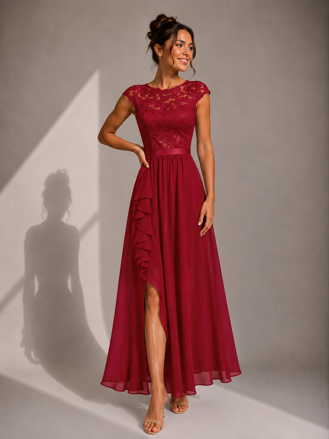 Alícia | Vestido Maxi com Corpete em Renda
