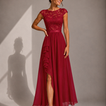 Alícia | Vestido Maxi com Corpete em Renda
