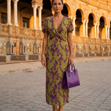 Vestido Maxi Floral com Caimento Fluido