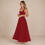 Solange | Vestido Midi Clássico