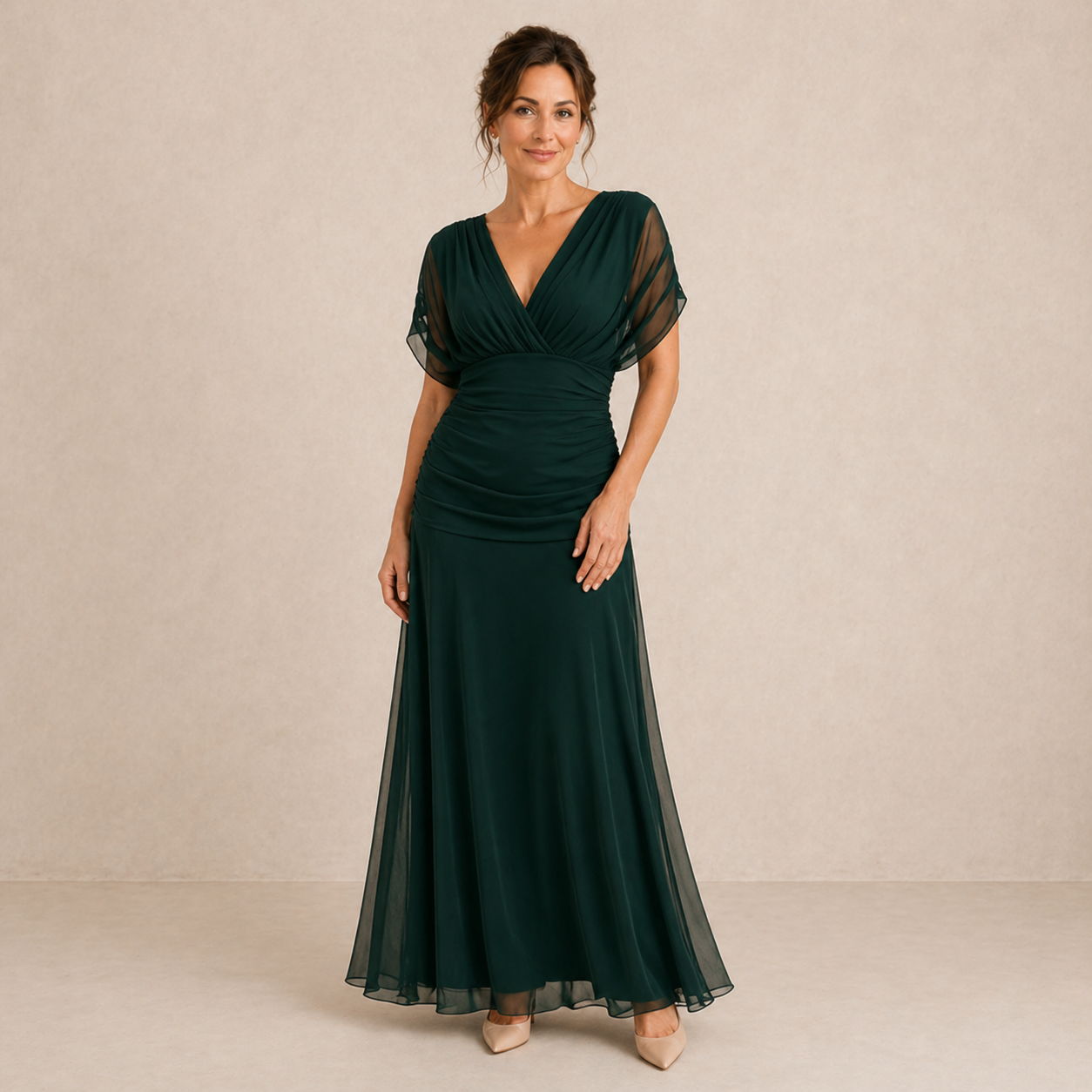 Ângela | Vestido Romântico Fluido