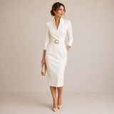 Lígia | Vestido Midi com Cinto