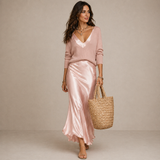 Mia | Vestido Midi em Cetim