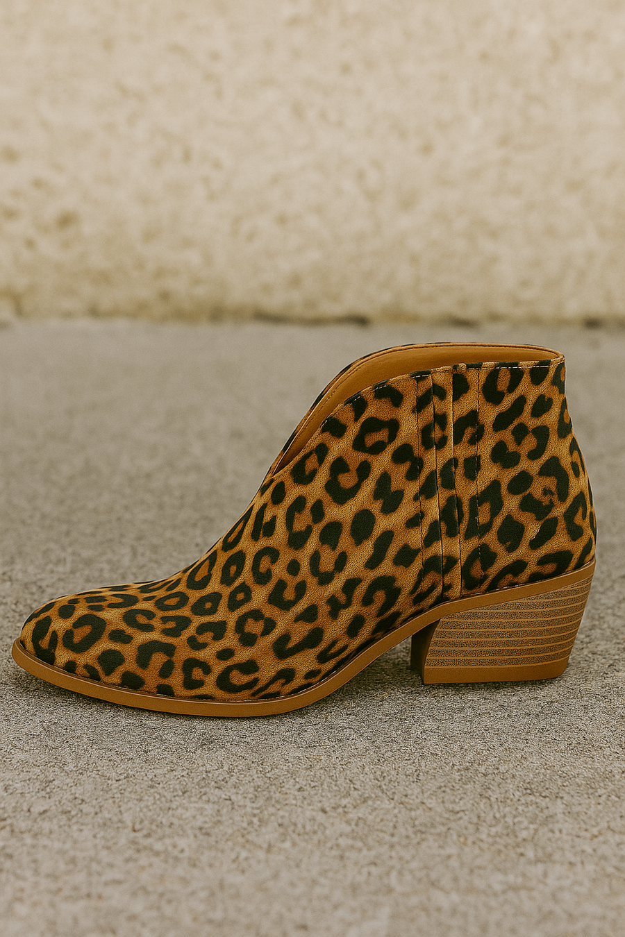 Clementina | Botins com Padrão Leopardo
