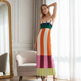 CARMEN | FESTIVE HALTER DRESS