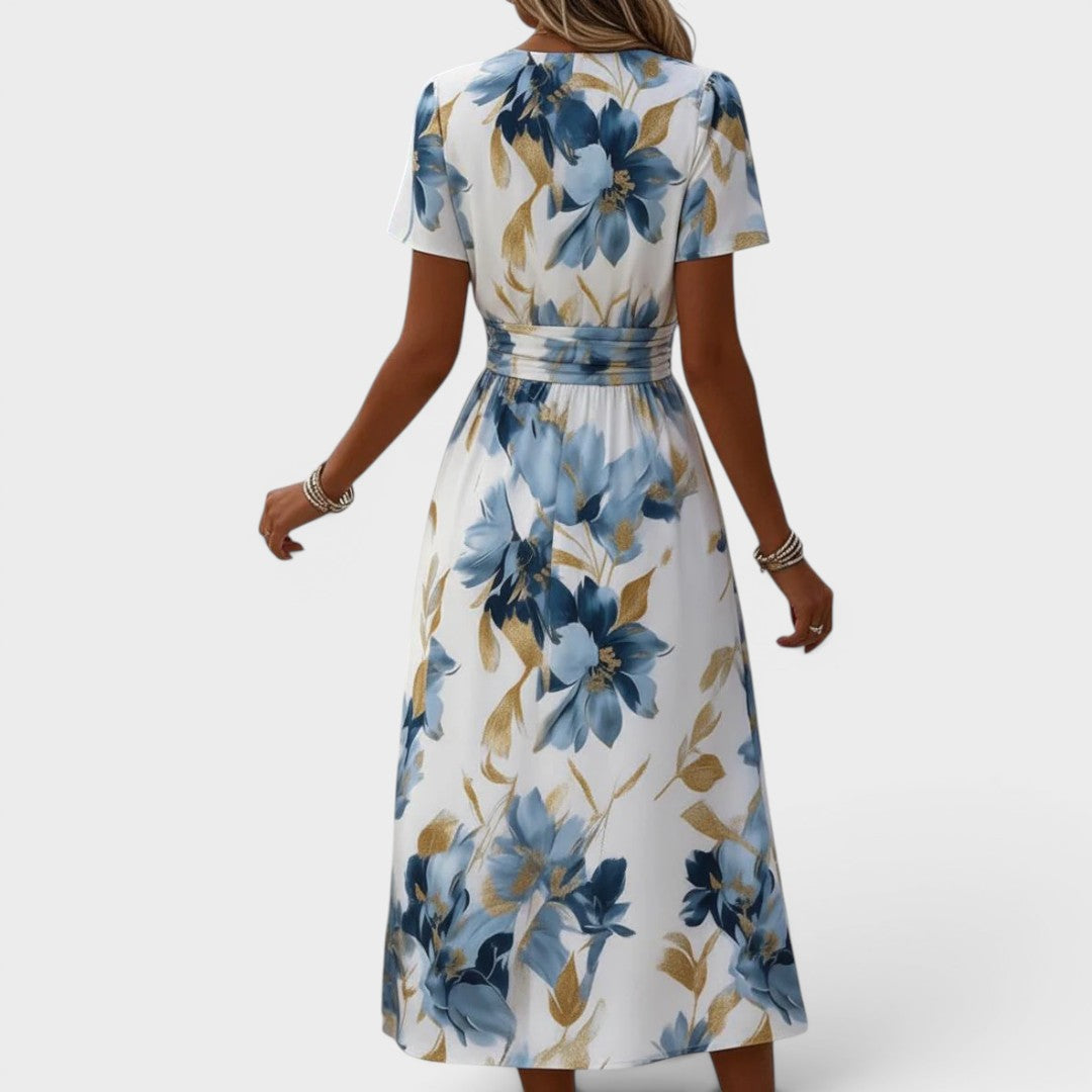 Leandra | Vestido Midi Evasê